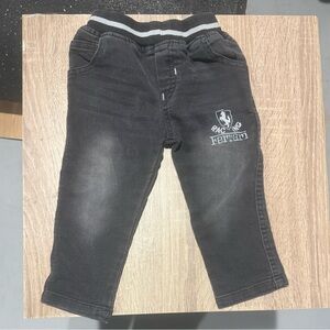 Ferrari Kids Charcoal Jeans